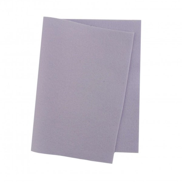 FELT 100% Wool ~ LIGHT LAVENDER ~ 1-1.2mm thick ~ Colour 570 ~ available in several sizes, felt fabric, clothing, crafting felt, craft felt