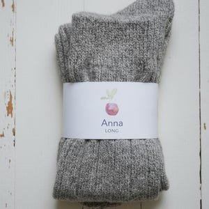 Knee-High Wool Socks – ANNA LONG | Natural Boot Socks