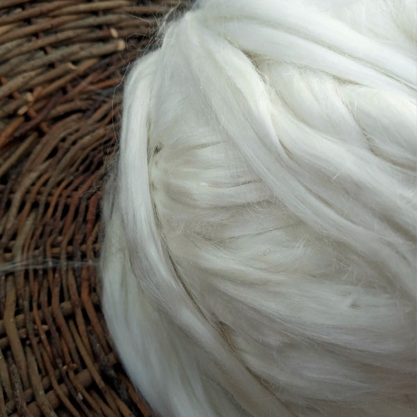 RAMIE  ~ natural nettle fibre ~ suitable for spinning and crafting, doll hair, dyeing, hair, wig making, roving, vegan, top, weaving