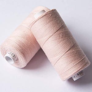 500m ORGANIC COTTON THREAD~ Blush 4003 ~ large bobbins of 500m thread, sewing thread, organic thread, machine sewing, hand sewing