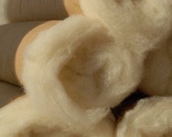 Stuffing wool or Core wool BULK ~ perfect wool for needle felting,  natural stuffing, doll making, wool fleece, felt making, spinning yarn