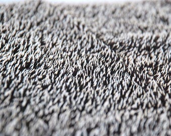 HEDGEHOG FABRIC available in long and short quills -Mohair natural fabric