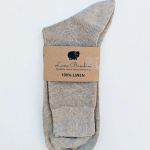 Zeta linen sock