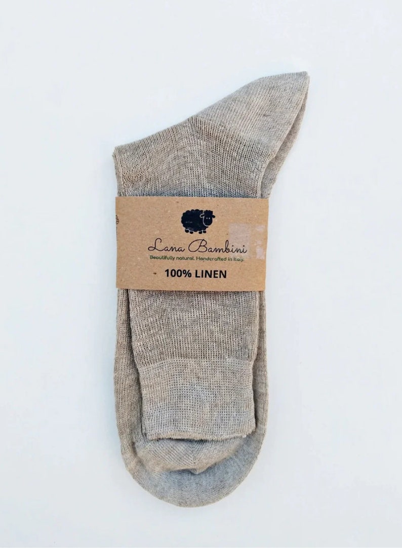 Zeta linen sock