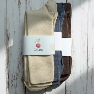 WOOL SOCKS - Chiara | Undyed Natural Socks