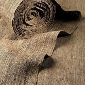 NETTLE FABRIC 'FANEEL'-Himalayan Nettle Fabric - Eco-Friendly, Handwoven, Sustainable Textile for Clothing, Upholstery & Crafts