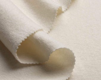 LANA CREAM – Merino Wool Jersey | Medium Weight | Italian Made | 140 cm