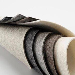 WOLLFILZ 3 mm ~ TRUEFELT Natural Ungefärbt & Gefärbt | 100% Mulesing-Freie Wolle | Öko-Tex Zertifizierter Eco Craft Filz