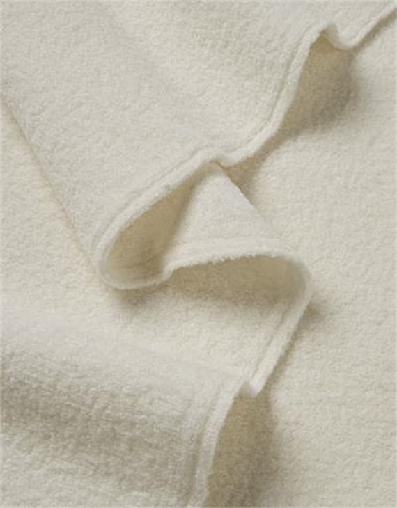 Natural White Wool Fabric