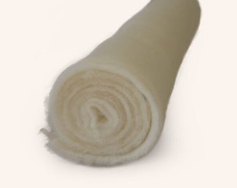 MERINO PREFELT WHITE 20mic  ~ available in different sizes