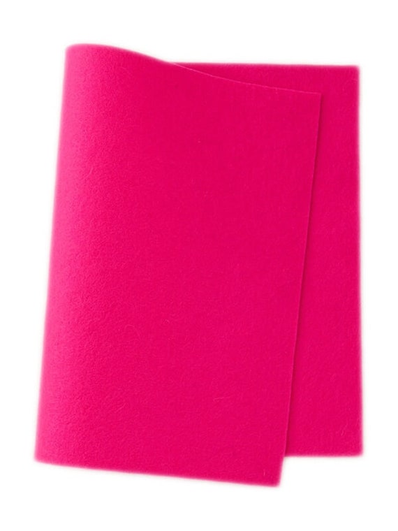 Hot Pink Felt Sheets - Woollyfelt