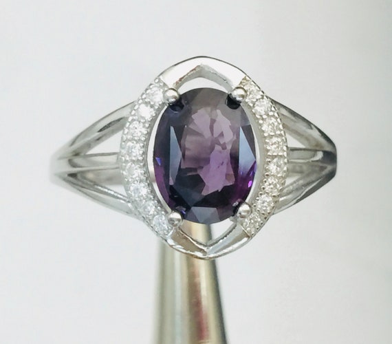 2.00Ct Natural Pink Tourmaline Oval Cut In 925 Sterling Silver Solitaire Ring