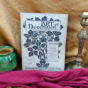 Art et Decoration Magazine, maart 1903, art nouveau, Helleu Color Pull Out