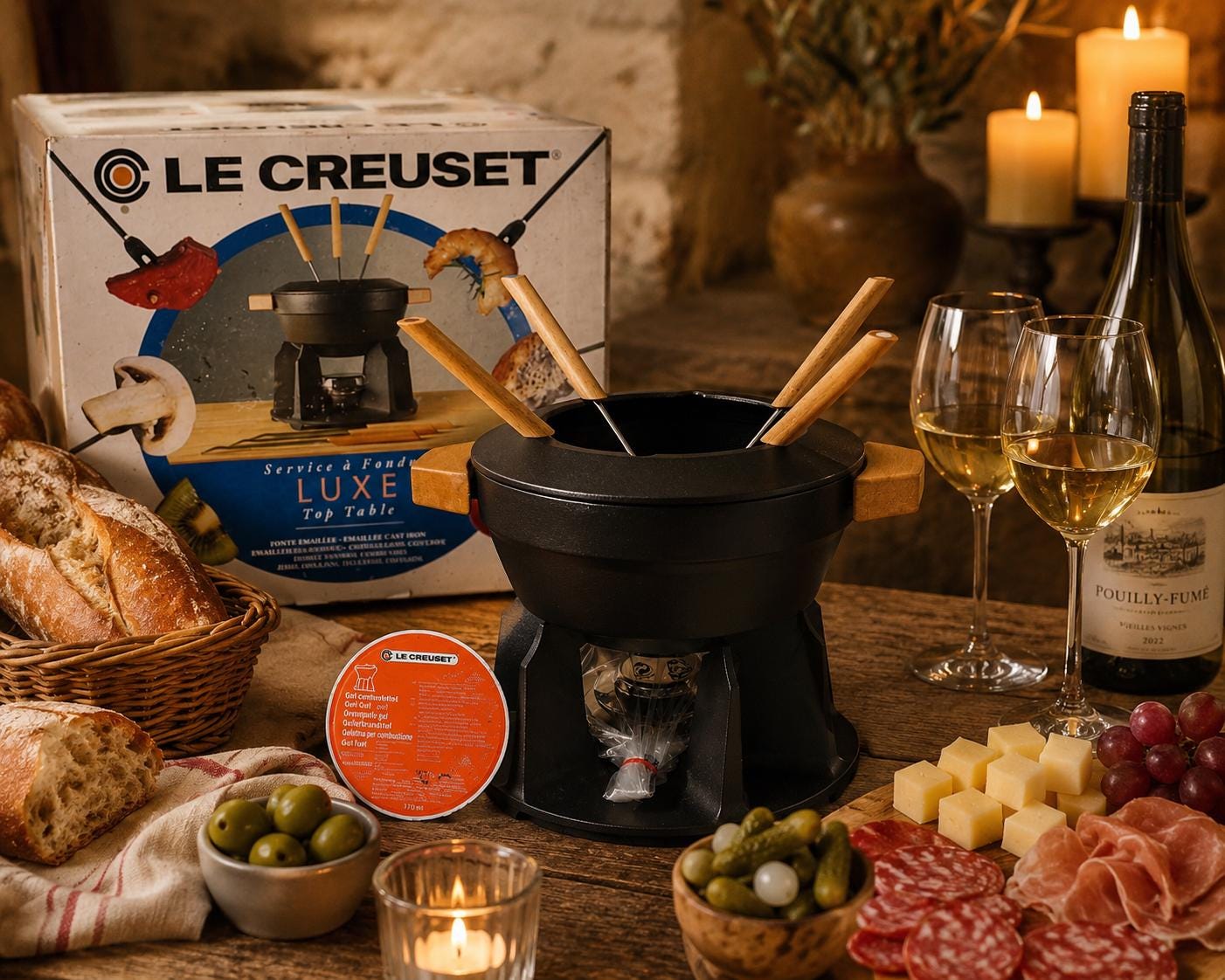 Vintage fondue le creuset - Etsy 日本
