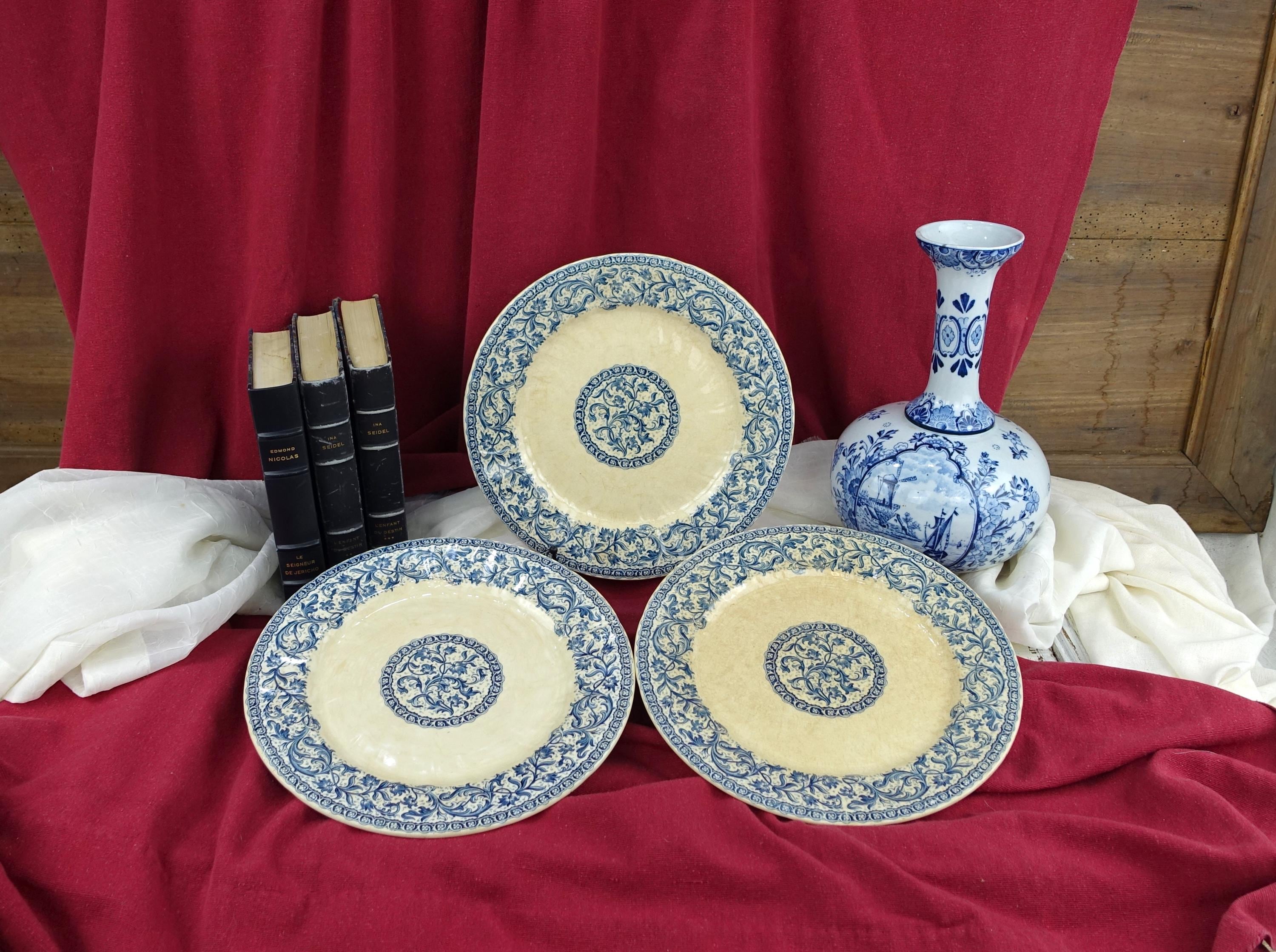 Gien White and Blue - Etsy