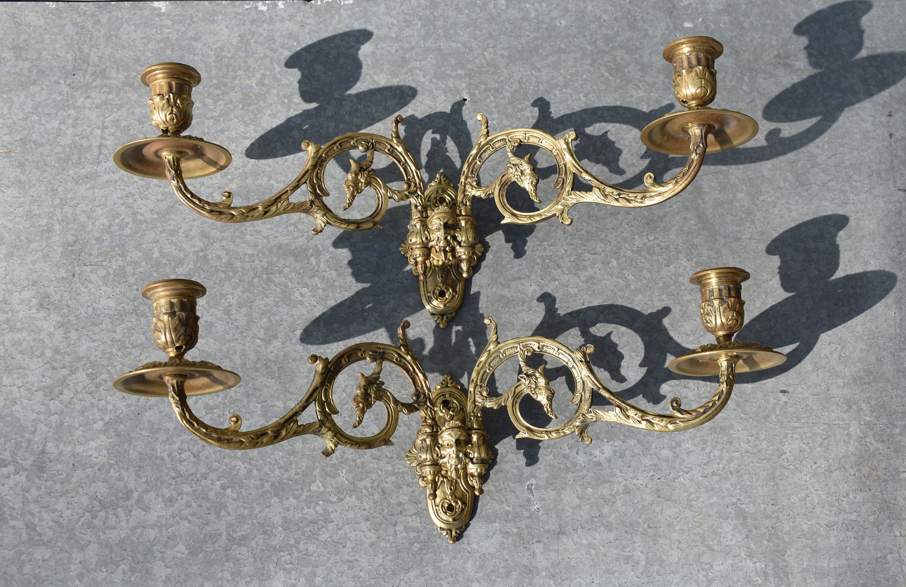 1800S Français Piano/Appliques Murales,