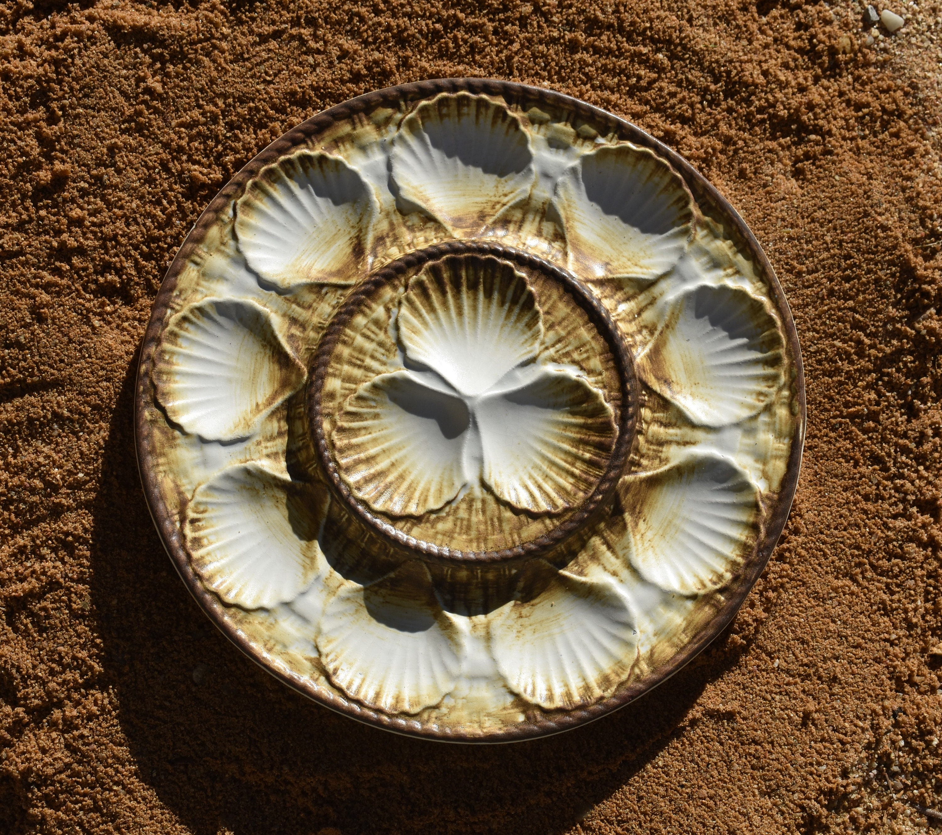 Plateau d'huîtres Français Années 1970, Plateau de Fruits Mer