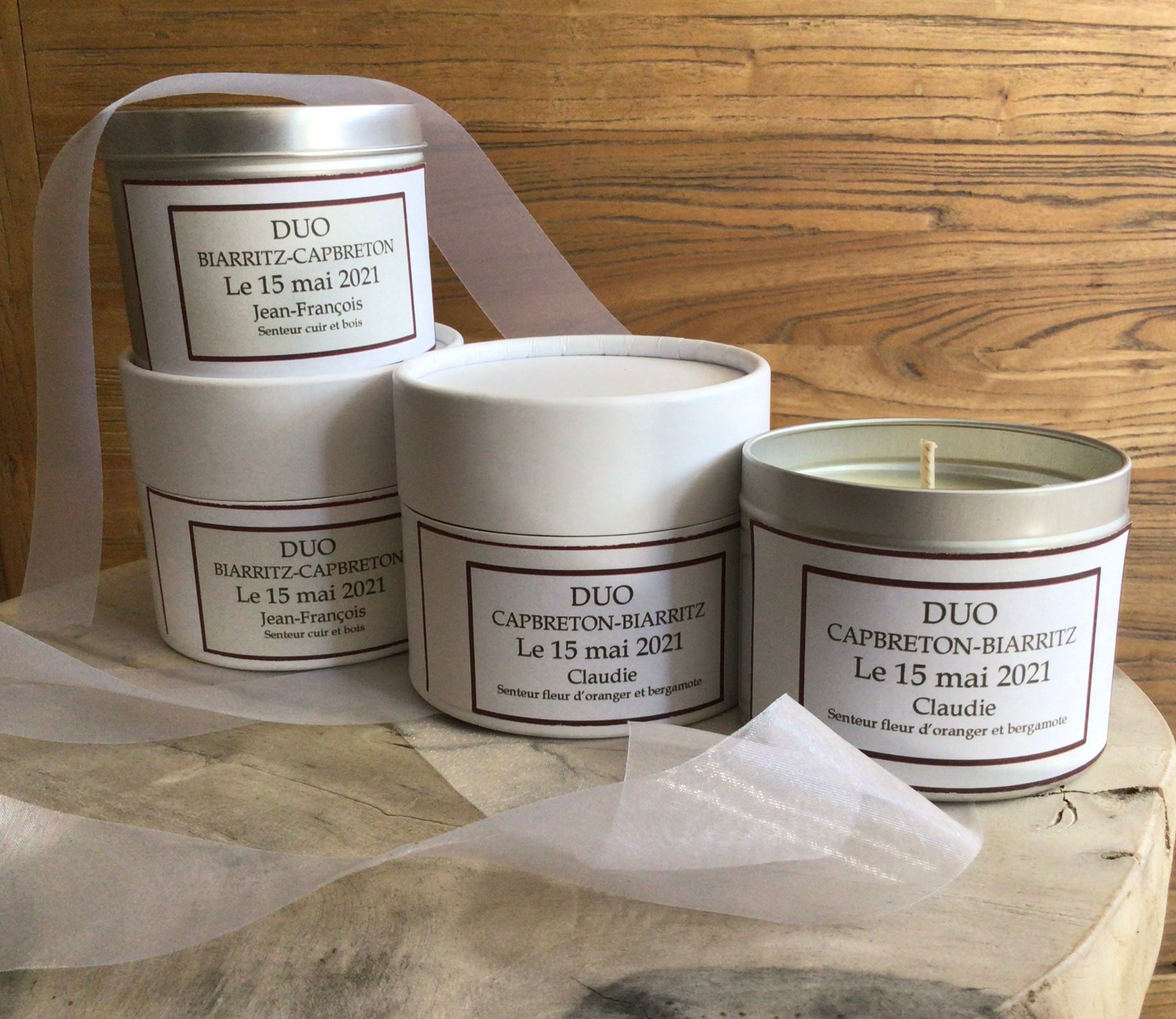 Bougies de Mariage ou Autre Personnalisation