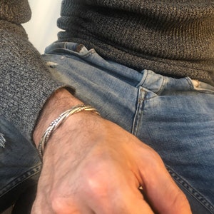 Men&#39;s Bracelet, Men&#39;s Silver Bracelets, Men&#39;s Chain Bracelet, Men Bangle Bracelet, Men&#39;s Cuff Bracelet, Men&#39;s Jewelry, Boyfriend- Husband