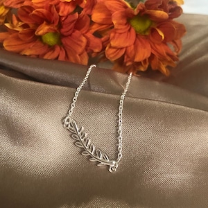 Leaf Bracelet For Women, Leaf Branch Bracelet Sterling Silver, Dainty Bracelet Silver, Minimalist Bracelet, Gift Box For Her,Simple Bracelet