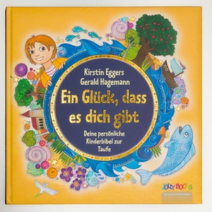 Personalisierte Kinderbibel zur Taufe, Taufbibel, Geschenk zur Taufe