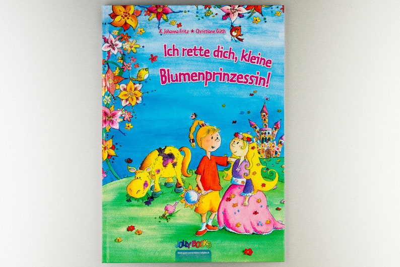 Personalisiertes Buch Blumenprinzessin Bild 1