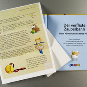 Personalisiertes Kinderbuch Der verflixte Zauberbann und vier Briefe Bild 4