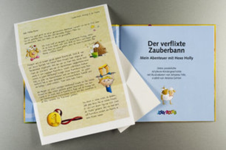 Personalisiertes Kinderbuch Der verflixte Zauberbann und vier Briefe Bild 4