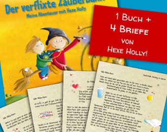 Personalisiertes Kinderbuch „Der verflixte Zauberbann" und vier Briefe!