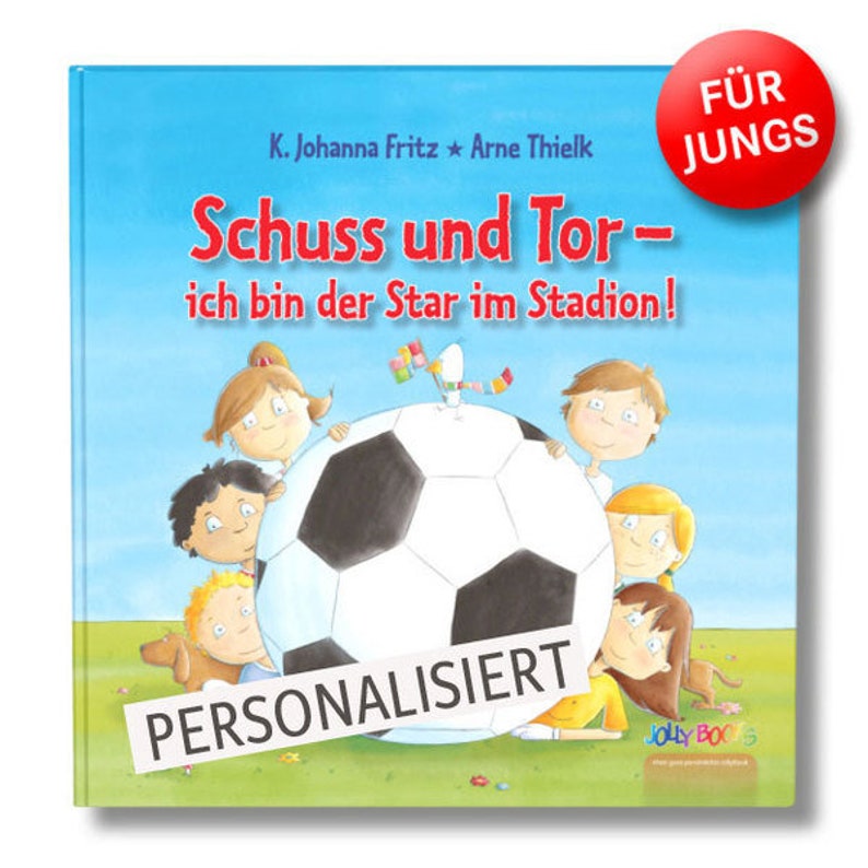 Personalisiertes Buch Schuss und Tor Für Jungen Bild 1