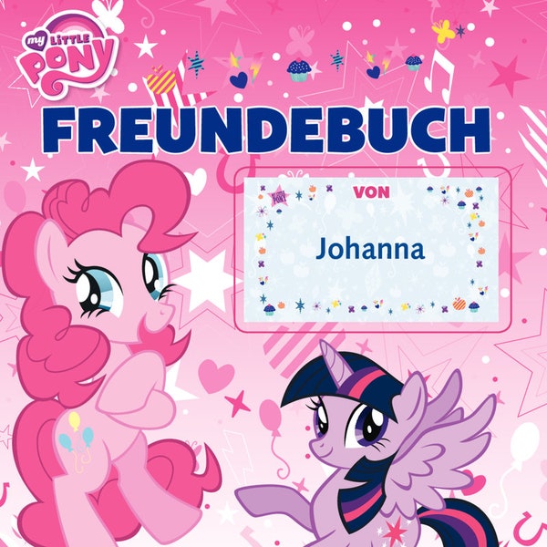Personalisiertes Freundebuch „My Little Pony"