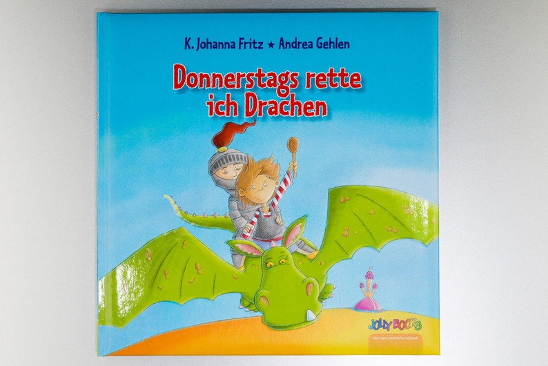 PersonalisiertesBuch Donnerstags rette ich Drachen Bild 1