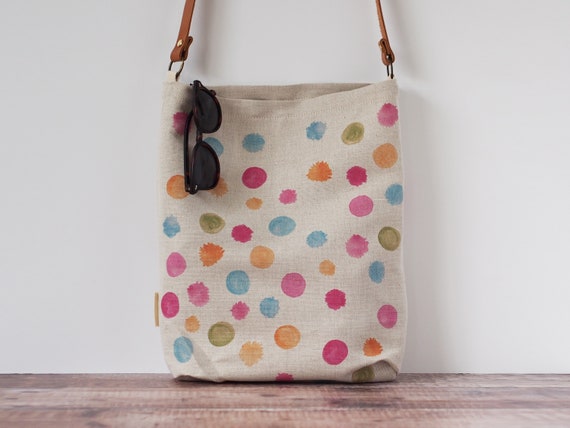colourful beach bag