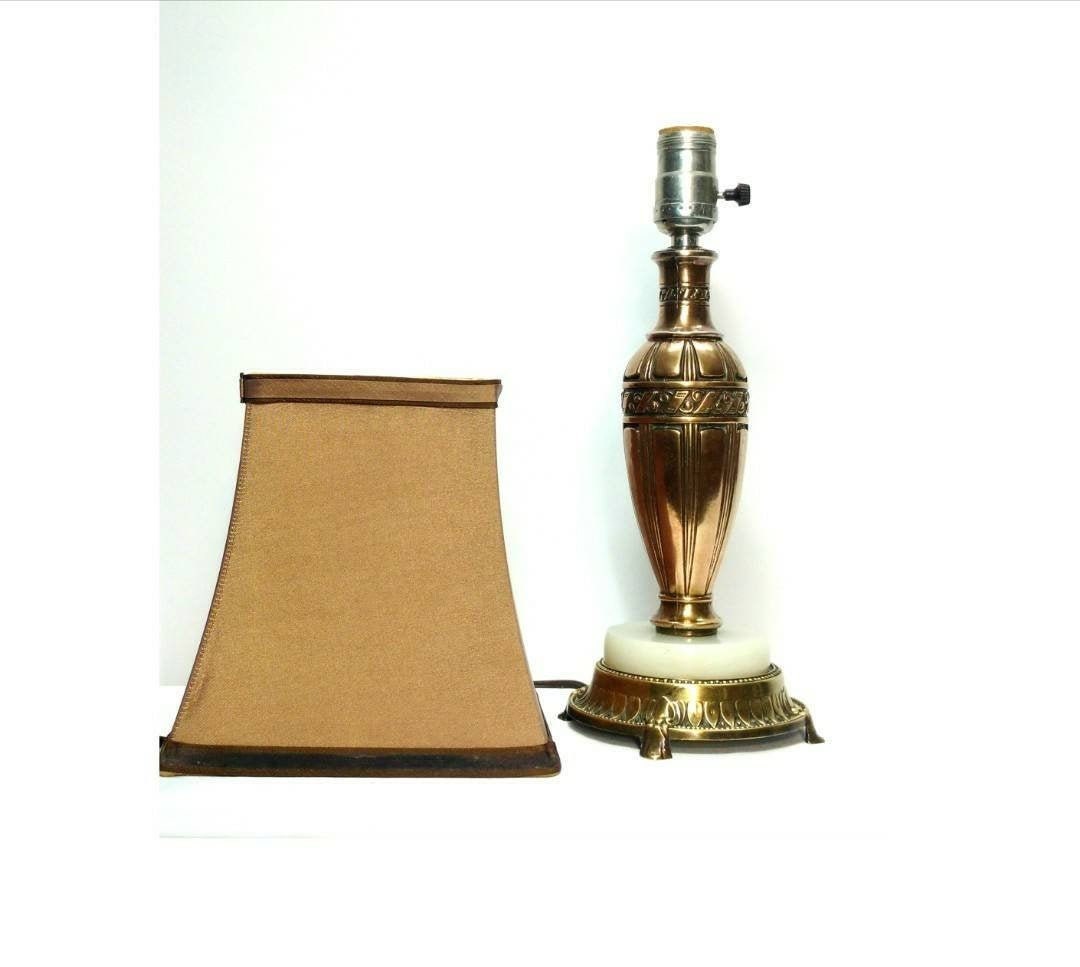 Vintage Bedroom Lamp Antique Bronze Lamp Bedside Lamps With Etsy