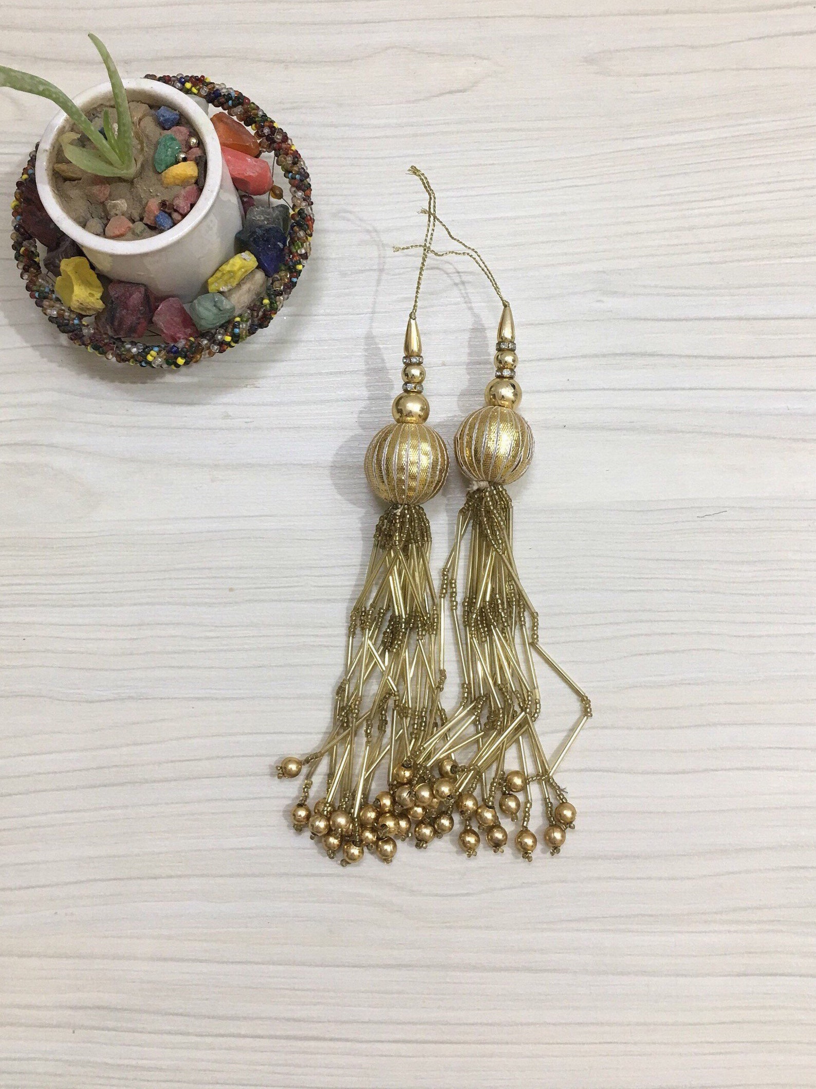 handmade latkan for lehenga
