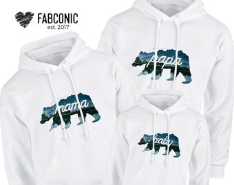 personalised family hoodies
