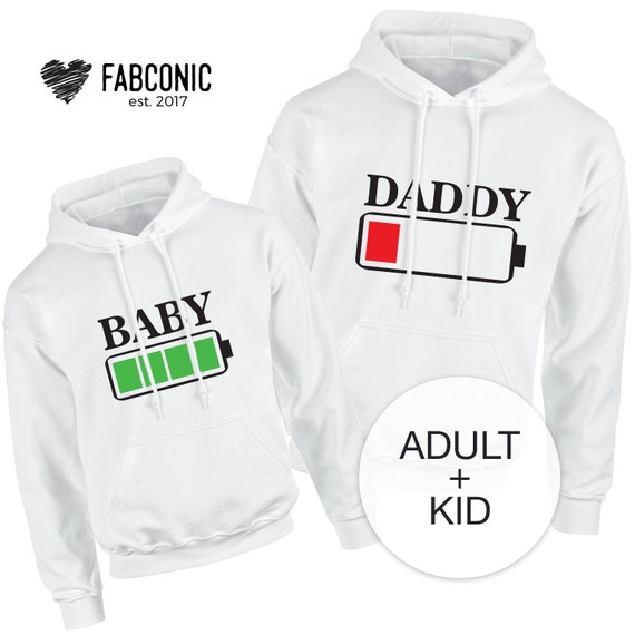 Dad and son matching hoodies hotsell
