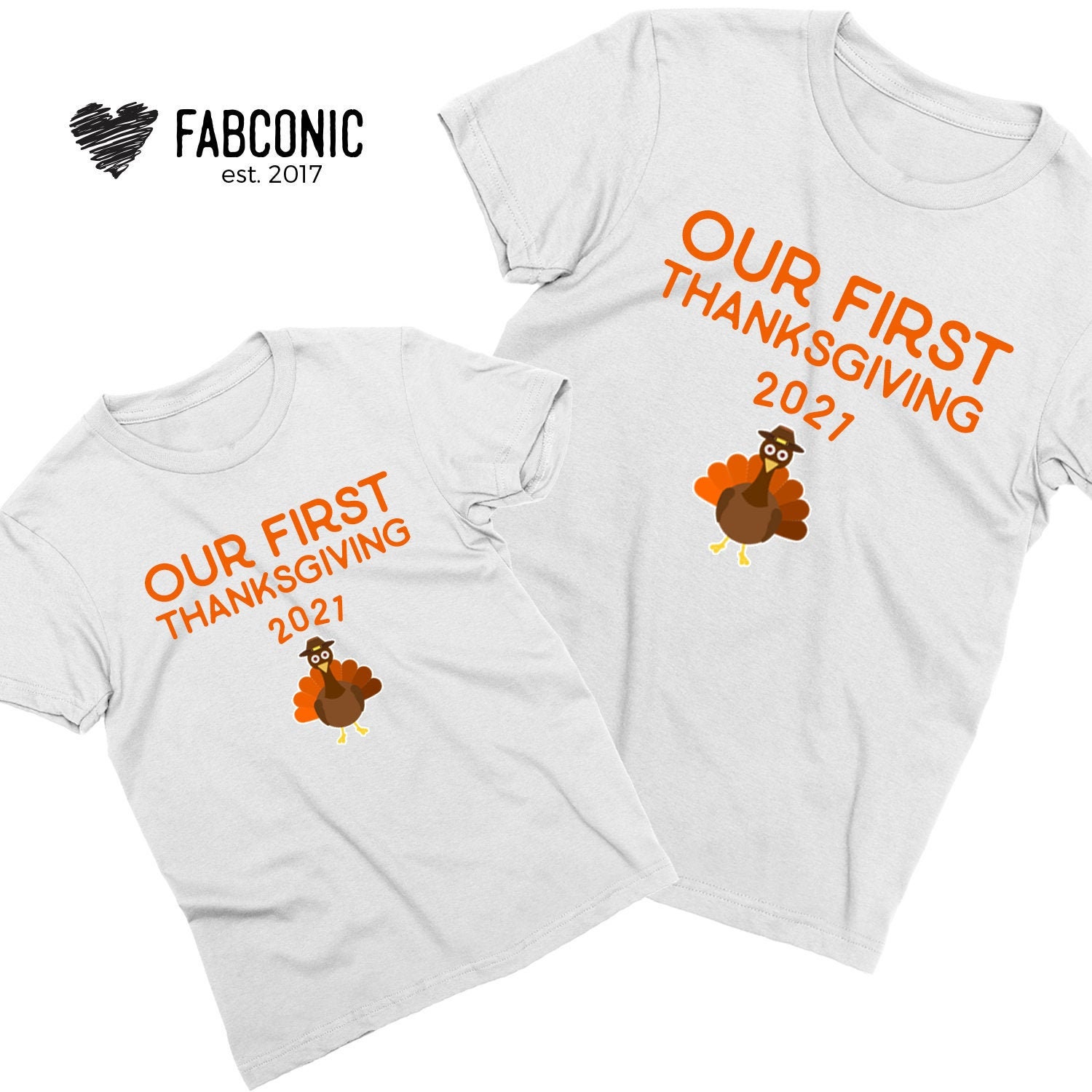 Our First Thanksgiving Thanksgiving Family Shirts Matching Etsy