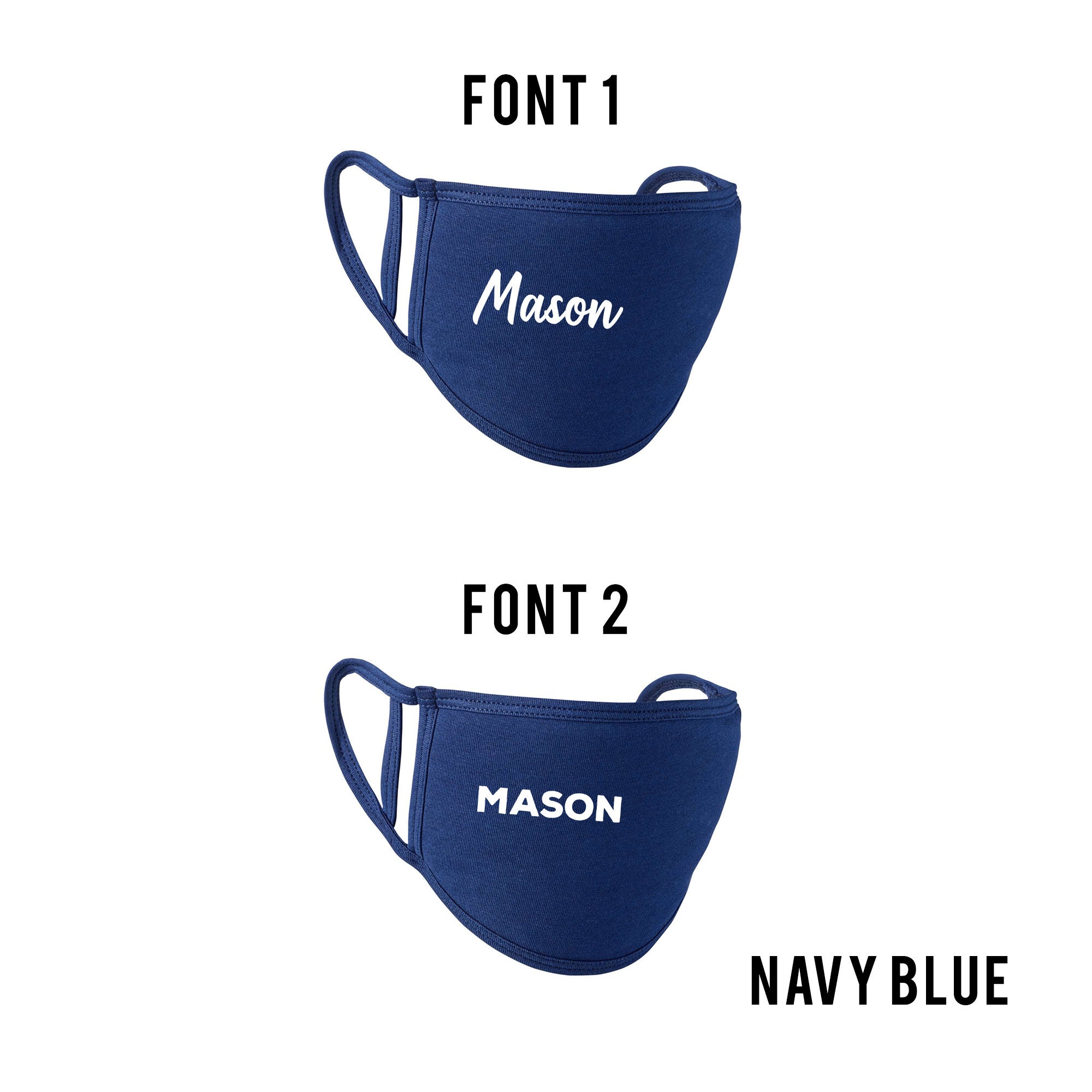 Face Mask Personalized Face Mask Custom Face Mask Adult Etsy