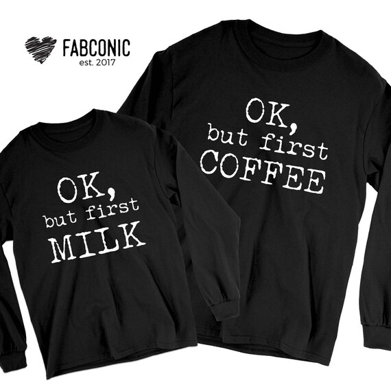 Ok ma prima felpa caffè ok ma prima latte felpe mamma | Etsy Italia