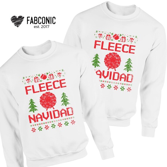 christmas fleece sweatshirts