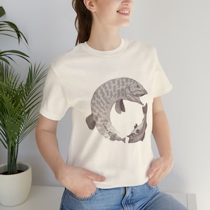 Fish food chain // Unisex Jersey Short Sleeve Tee // wildlife t shirt