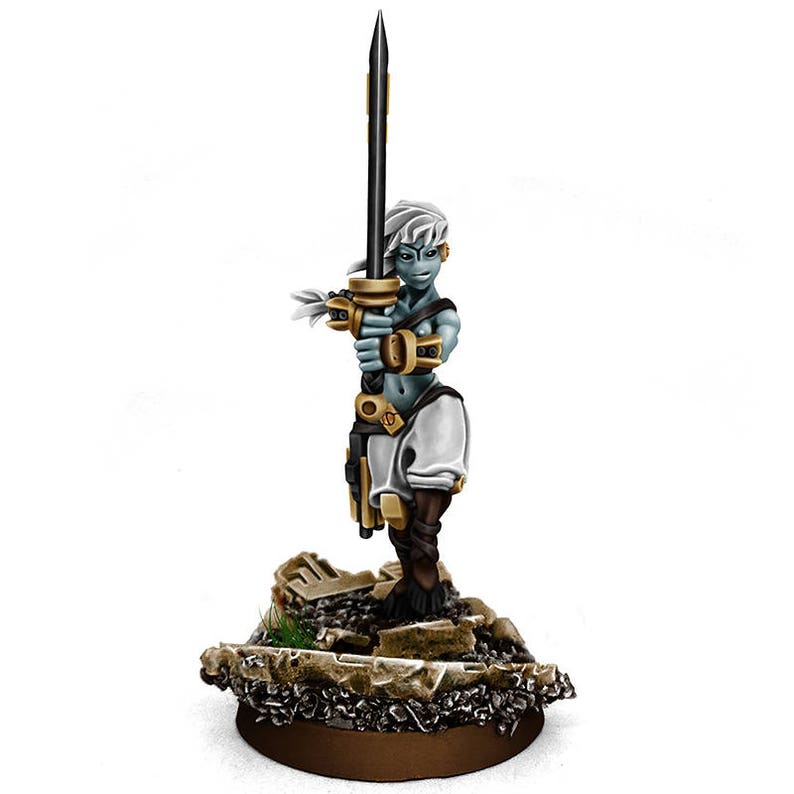 GREATER GOOD Widow of Vengeance with Sword