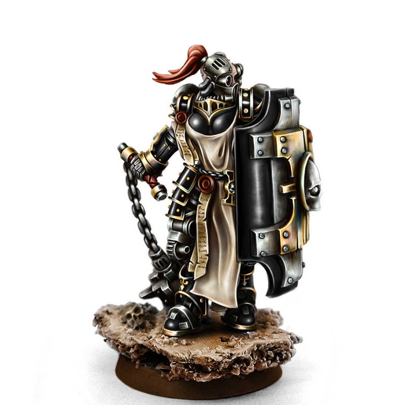 HERESY HUNTER Dominator with Flail and Shield