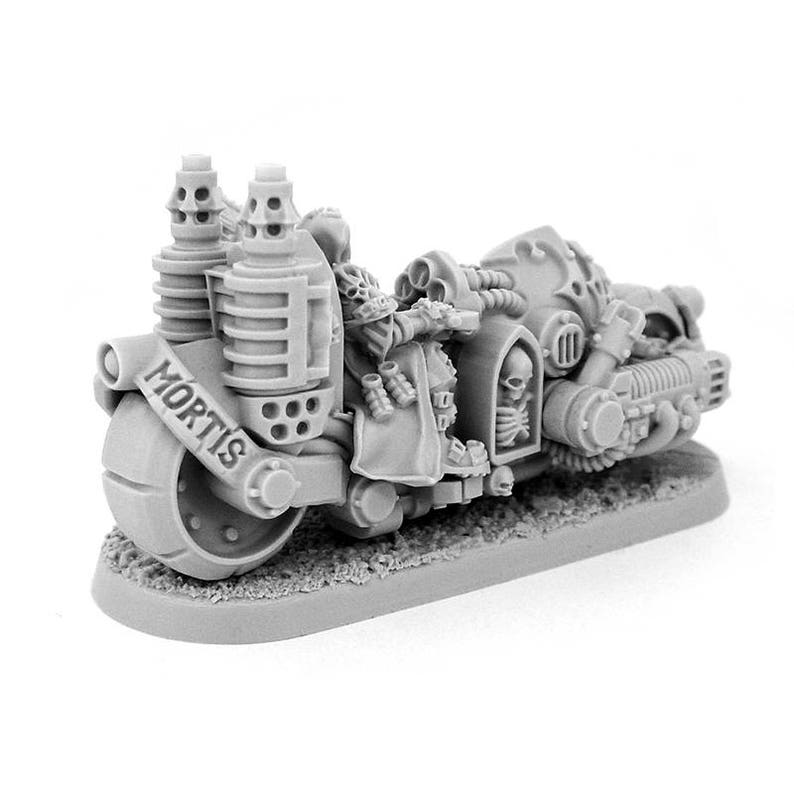 HERESY HUNTER Female Inquisitor with Deathcruiser Bike