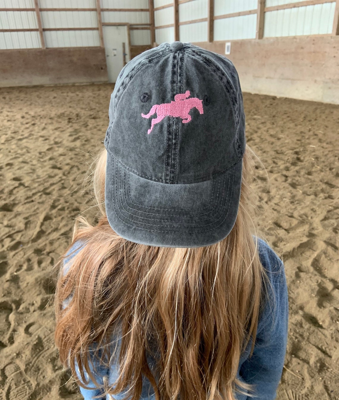 Jumping Horse Hat Baseball Cap One size fits all Girls Etsy