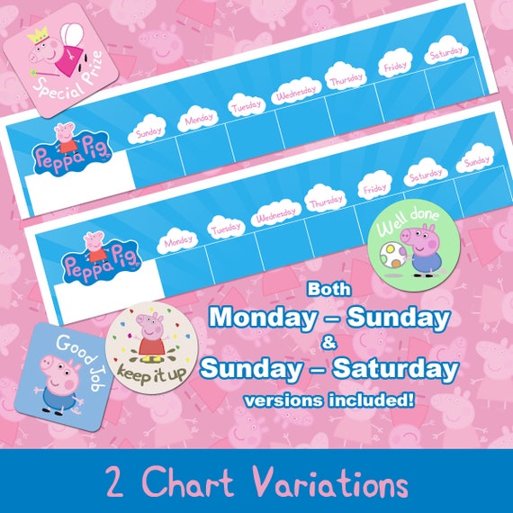 Peppa Pig Reward Chart Pdf