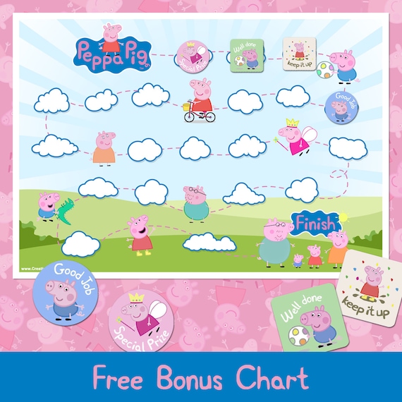 Free Peppa Pig Potty Chart