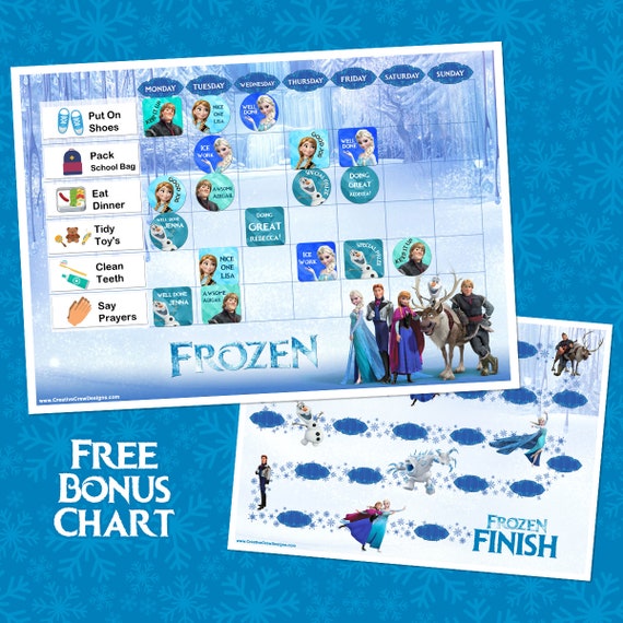 Frozen Sticker Chart Free