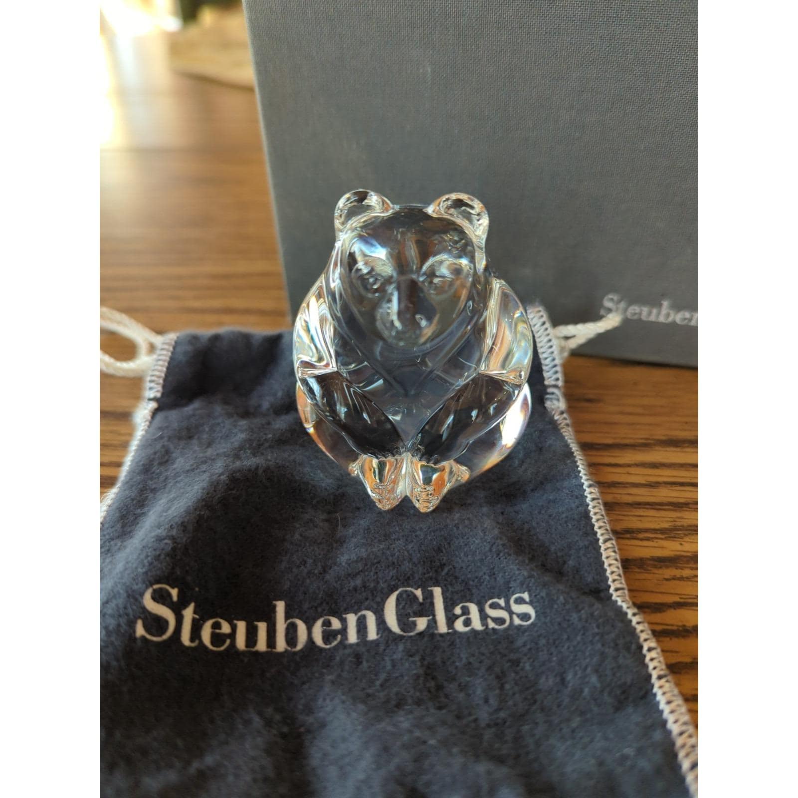 Steuben Glass Bear - Etsy